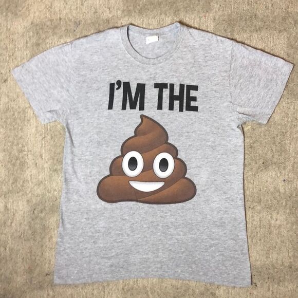 Vintage Poop Emoji T-Shirt | Medium - Picture 1 of 3